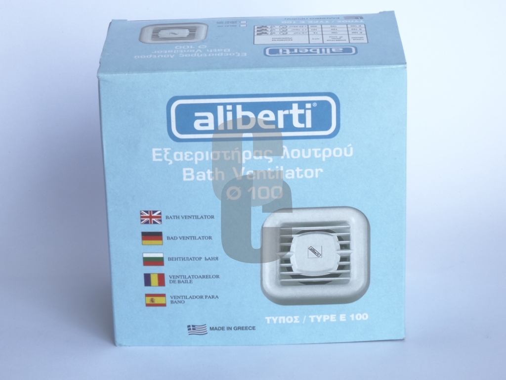 Вентилатор баня Алиберти ф100